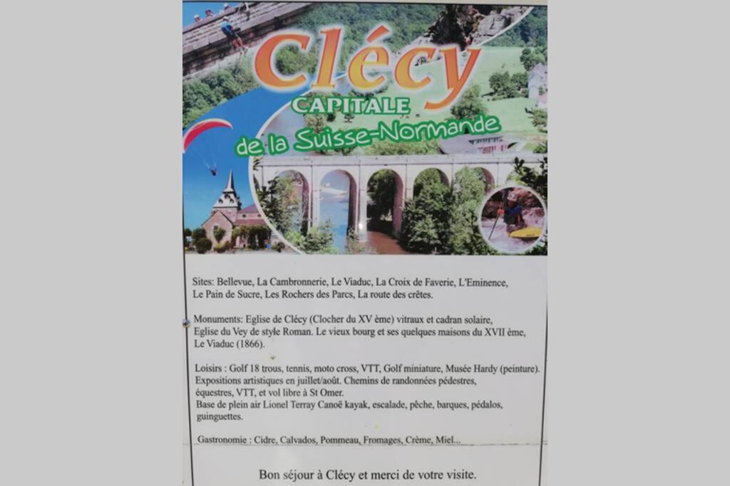 La Maison Reseau Cycle Et Gites Clécy Exteriör bild