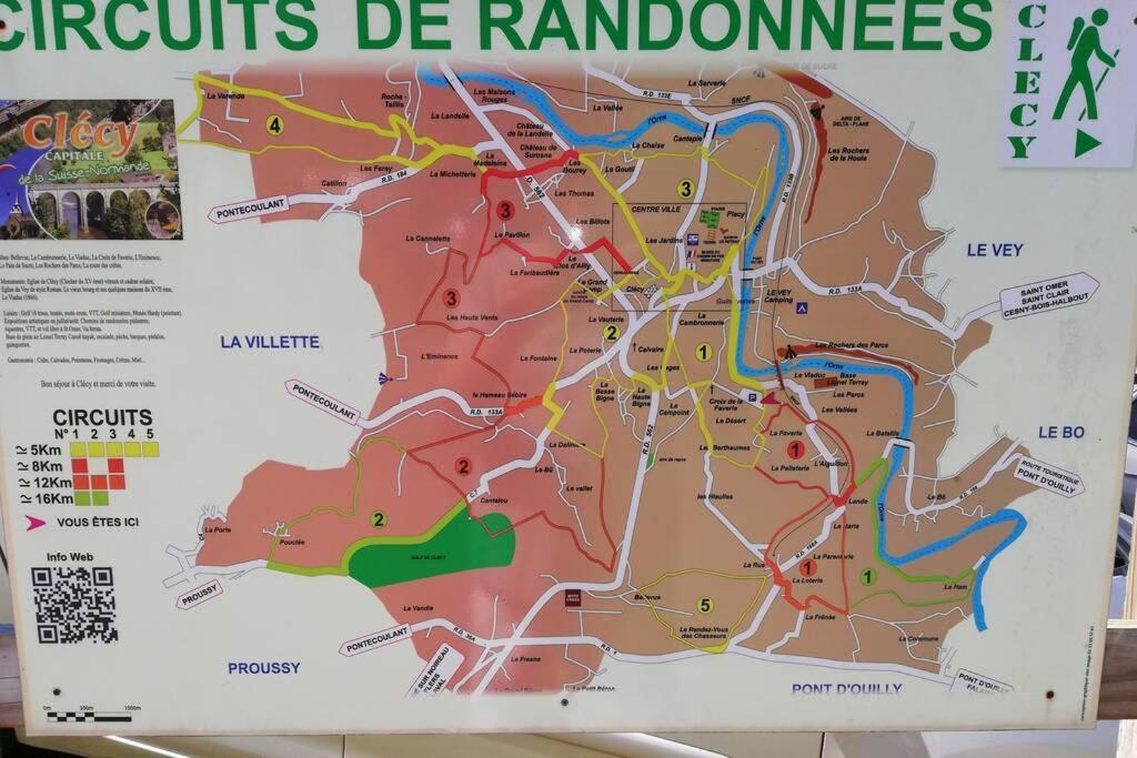 La Maison Reseau Cycle Et Gites Clécy Exteriör bild